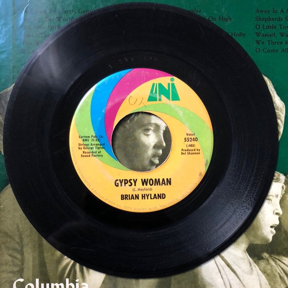 Brian Hyland You And Me/Gypsy Woman Vinyl 45 Record '70 - Picture 3 of 4
